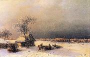 Ivan Aivazovsky Moscow in Winter from the Sparrow Hills Spain oil painting artist